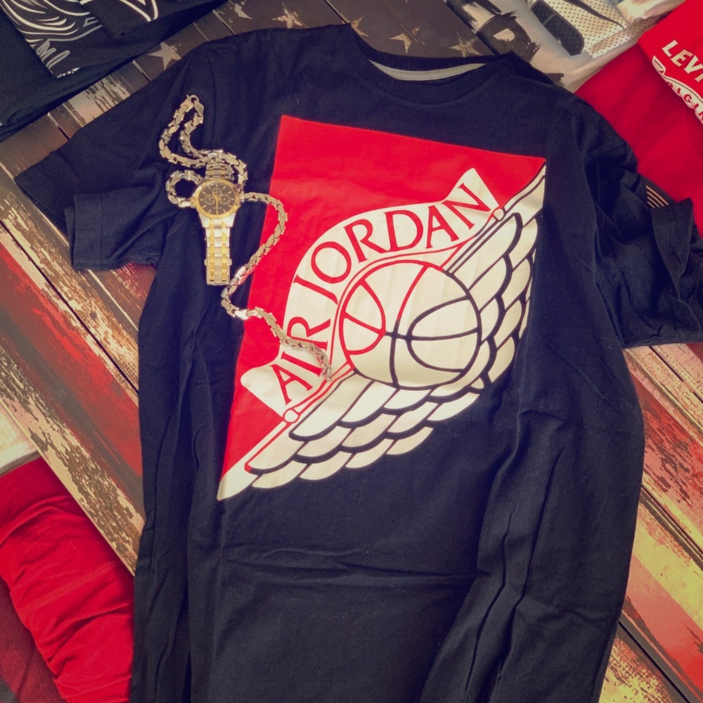Air Jordan T (Necklace and watch not included)